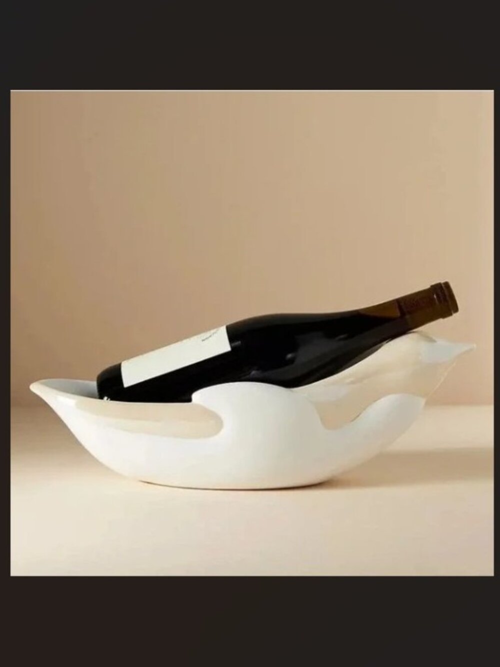 Anthropologie Adelie Wine Bottle Holder